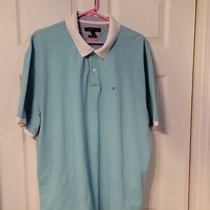 Tommy Hilfiger Men's Blue Polo Shirt